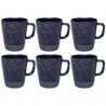 Aida RAW Mugg med Handtag 0,30L 6 st Nordic Black