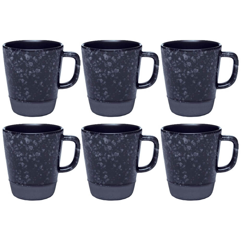 Aida RAW Mugg med Handtag 0,30L 6 st Nordic Black