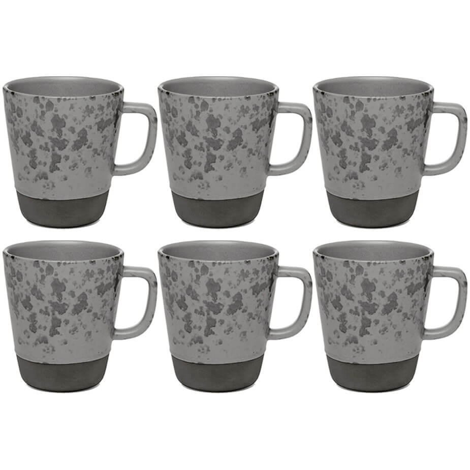 Aida RAW Mugg med Handtag 0,30L 6 st Nordic Grey