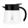 Hario V60-02 Rostfritt Stål Server 0,6L Vit