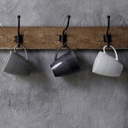 Colormix Mugg 0,32L 6 st Antracitgrå