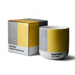 Pantone Cortado Termomugg 0,17L Grå/Gul