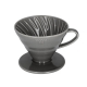 Hario V60-02 Keramik Dripper Grå 2 Kopp