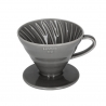 Hario V60-02 Keramik Dripper Grå 2 Kopp
