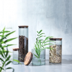 Aida Raw Förvaringsburk Smoke 5 x 11 cm