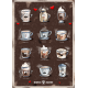 Rigtig Kaffe COFFEE DRINKS Poster 50x70cm
