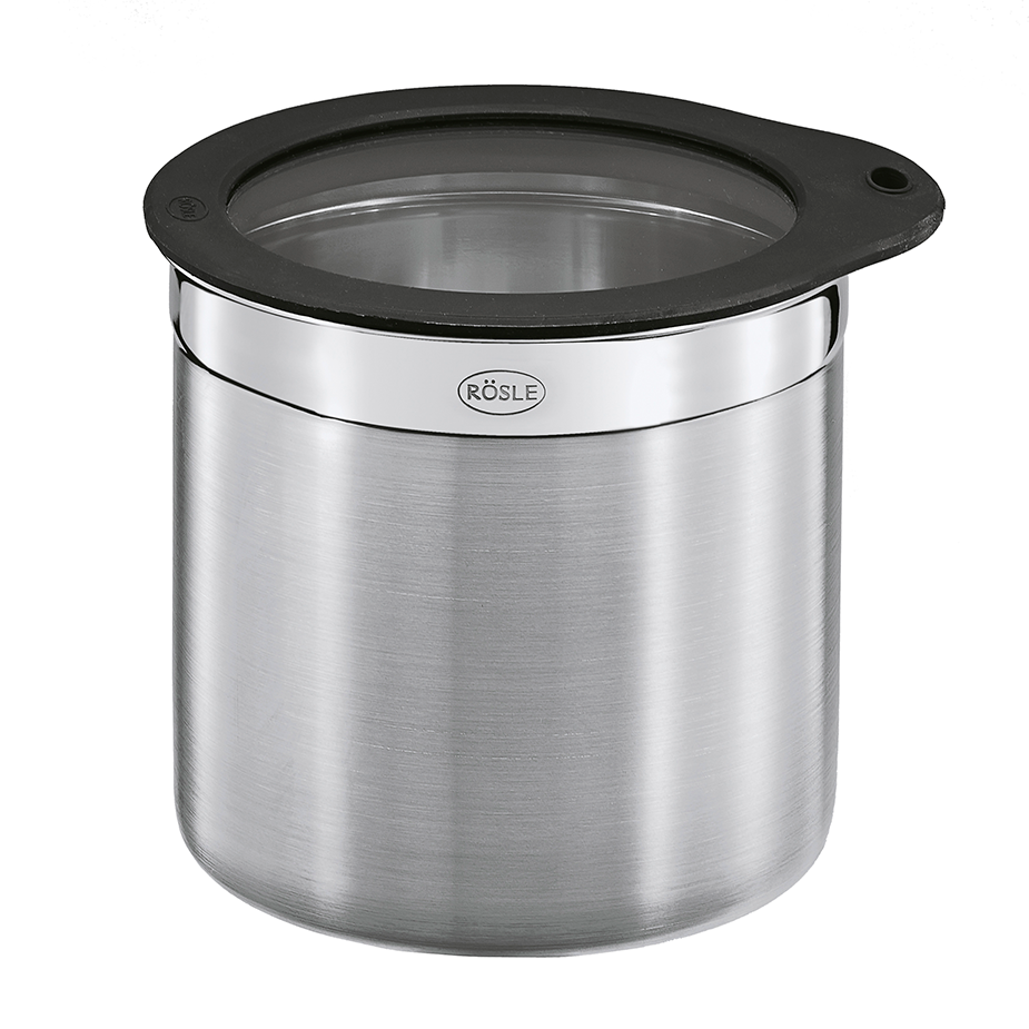 R&ouml;sle Kaffebeh&aring;llare 1,4 L St&aring;l/Svart