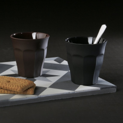Duralex Picardie Caféglas 9cl 6 st Svart