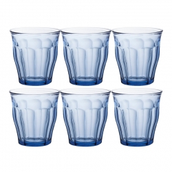 Duralex Picardie Caféglas 22cl 6 st Blå