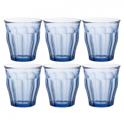 Duralex Picardie Caféglas 25cl 6 st Blå