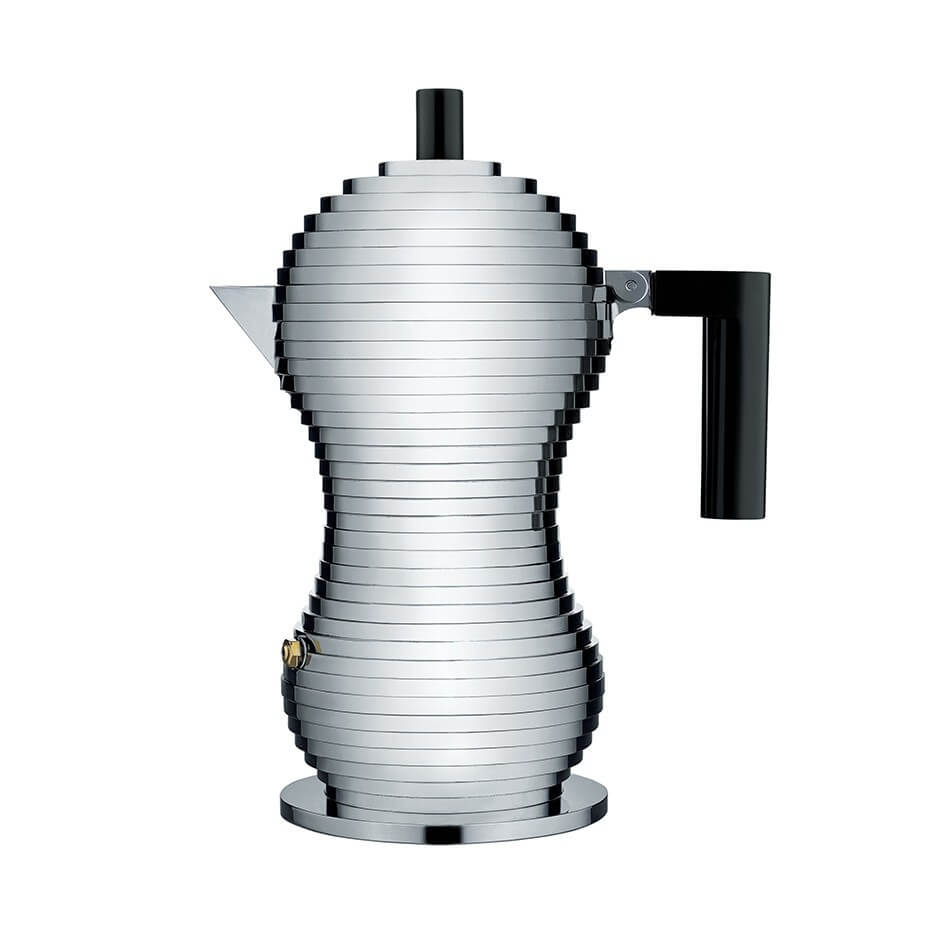 Alessi Pulcina mokabryggare Svart 3 Koppar