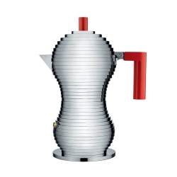 Alessi Pulcina Espressokanna Röd 3 Kopp