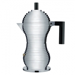 Alessi Pulcina Espressokanna Svart 6 Kopp