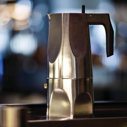 Alessi Ossidiana Espressokanna 3 Koppar