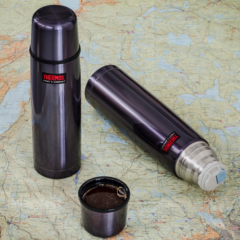 Blue discount thermos flask