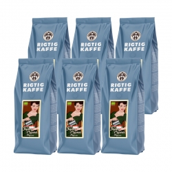 Rigtig Kaffe Super Crema 6x500g