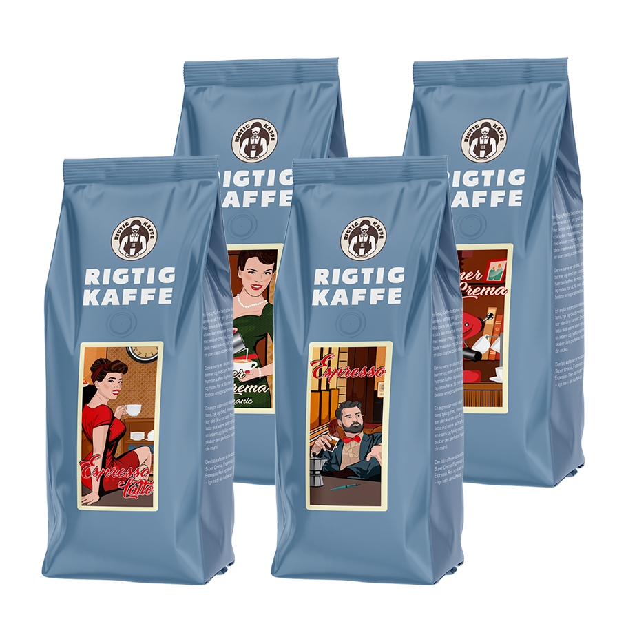 Rigtig Kaffe Mixpaket 2kg
