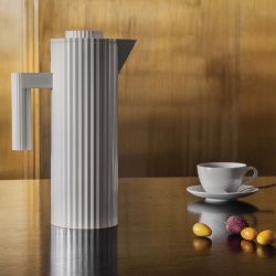 Alessi Plissé Termokanna 1L Vit