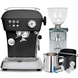 Ascaso Dream Zero Anthracite Inkl. Ascaso i-Mini I2 Espressokvarn & Tillbehör