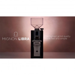 Eureka Mignon Libra Krom/Matt Svart Espressokvarn