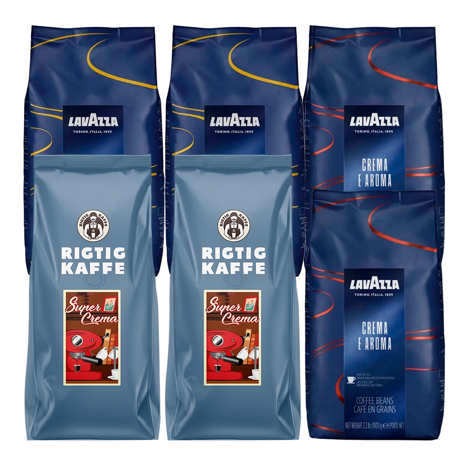 Lavazza & Rigtig Kaffe Mixpaket 6kg
