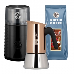 Bialetti New Venus 4 Koppar Mokabryggare Koppar