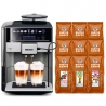 Siemens TE655203RW EQ6 Plus s500 Espressomaskin Inkl. 9 x 400g Verdenskaffe