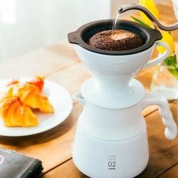 Hario W60-02 Keramik Dripper Vit 2 Kopp