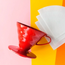 Hario 1 Cup Dripper V60 Röd Plast 1 Kopp