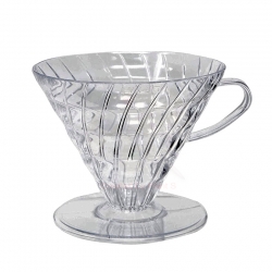 Hario Cup Dripper V60 Transparent Plast 2 Kopp