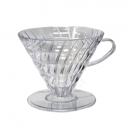 Hario 1 Cup Dripper V60 Transparent Plast 1 Kopp