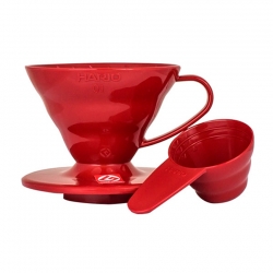 Hario 1 Cup Dripper V60 Röd Plast 1 Kopp