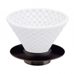 Loveramics Brewers Strong Dripper Vit 2 Kopp Inkl. Stativ Svart