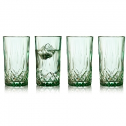 Lyngby Sorrento Highballglas 38 cl 4 St Grön