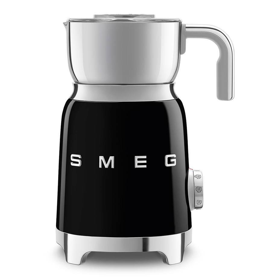 Smeg MFF11BLEU Mj&ouml;lkskummare Svart