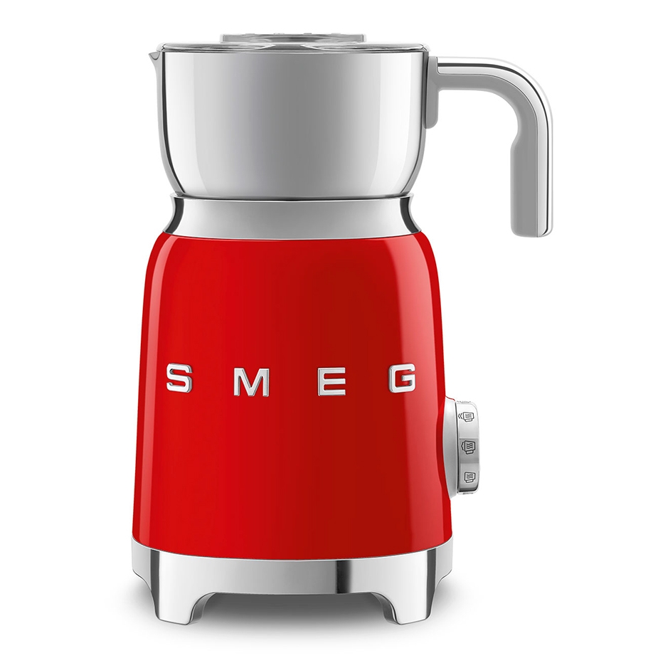 Smeg MFF01RDEU Mj&ouml;lkskummare R&ouml;d