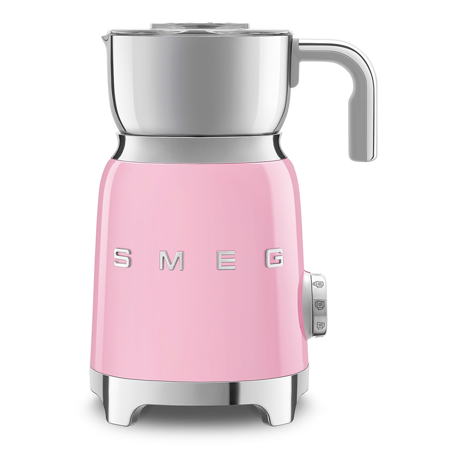 Smeg MFF01PKEU Mj&ouml;lkskummare Rosa