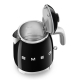 Smeg KLF05BLEU Mini Vattenkokare 0,8L Svart