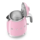 Smeg KLF05PKEU Mini Vattenkokare 0,8L Rosa