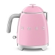 Smeg KLF05PKEU Mini Vattenkokare 0,8L Rosa