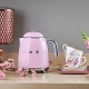 Smeg KLF05PKEU Mini Vattenkokare 0,8L Rosa