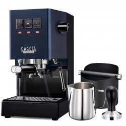 Gaggia Classic Evo Pro Blå Espressomaskin Inkl. Baristautrutning