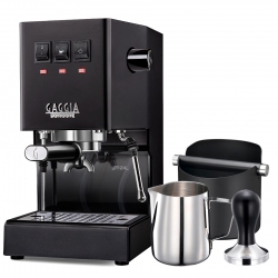 Gaggia Classic Evo Pro Svart Espressomaskin Inkl. Baristautrustning