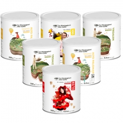 Le Piantagioni Mixpaket 6x250g Fömalet Kaffe