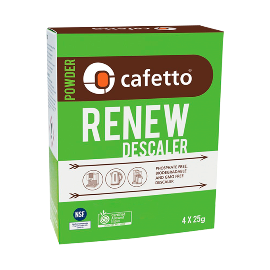 Cafetto Renew Organisk Avkalkningspulver 4x25g