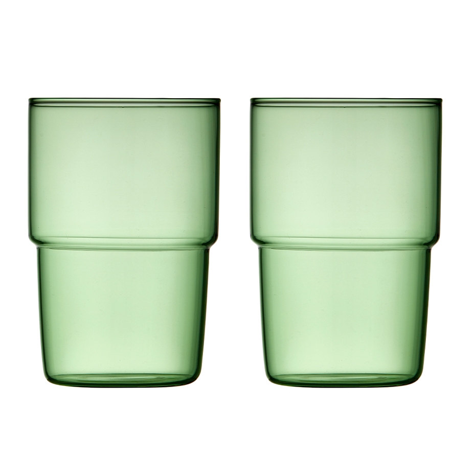 Lyngby Torino Dricksglas 40 cl 2 St Gr&ouml;n