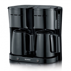 Severin Dubbel Kaffemaskin med 2 Termoskannor