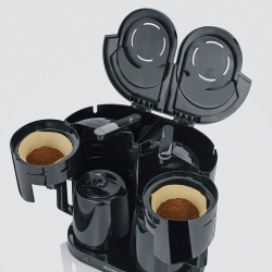 Severin Dubbel Kaffemaskin med 2 Termoskannor