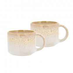 Villa Collection Styles Espressokopp 8 cl 2 st Kräm/Sand