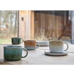 Villa Collection Styles Espressokopp 8 cl 2 st Kräm/Sand